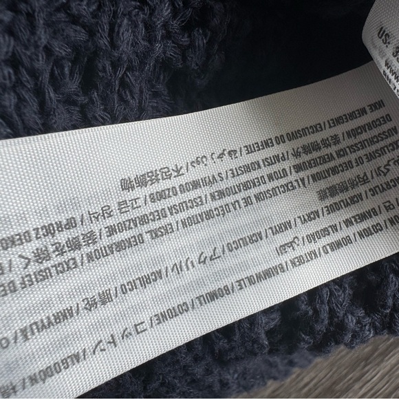 Y2K Hollister Button Up Long Navy Blue Cardigan size Small - Picture 8 of 8